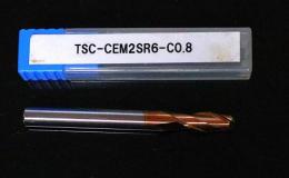 MISUMI エンドミル　TSC-CEM2SR6-C0.8　未使用